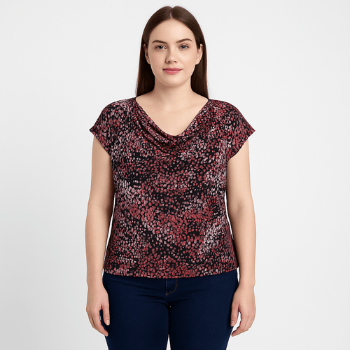 Blusa multicolor estampada
