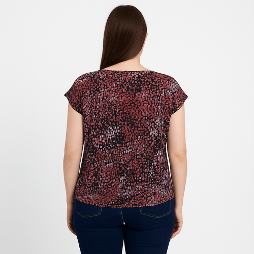 Blusa multicolor estampada