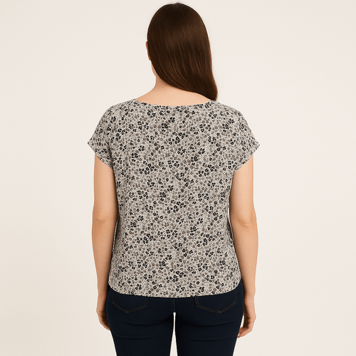 Blusa multicolor estampada