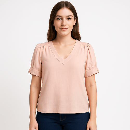 Blusa rosa sólida