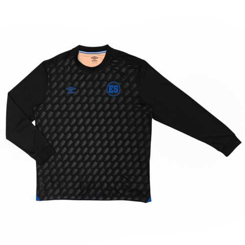 Camiseta visita Selecta negra manga larga 2025-26 para hombre