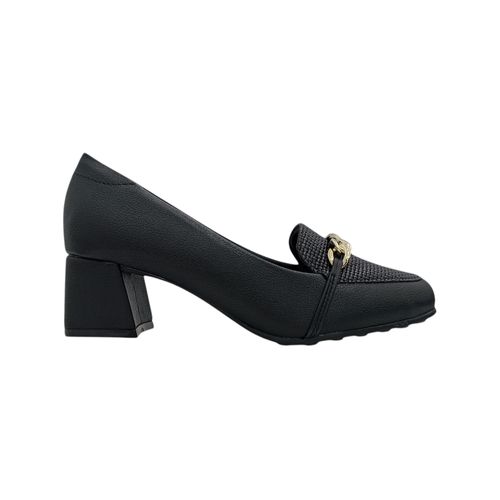 Tacones negros casuales para mujer