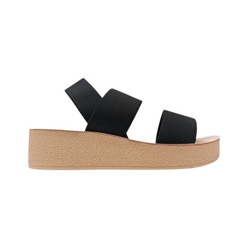 Sandalia de plataforma negras para mujer