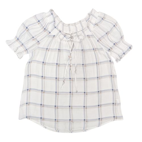 Blusa blanca para mujer
