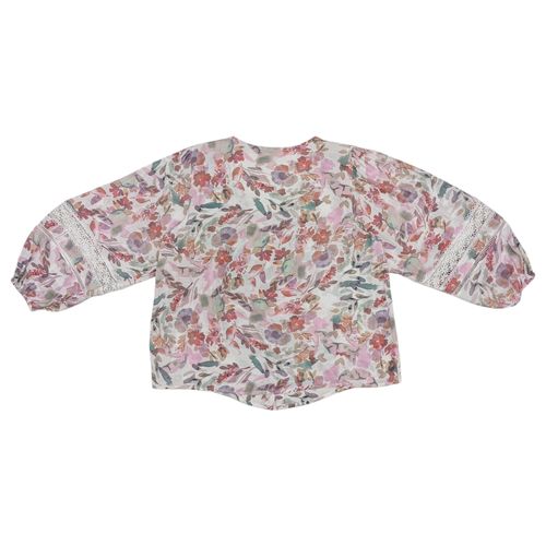 Blusa multicolor manga 3/4 para mujer