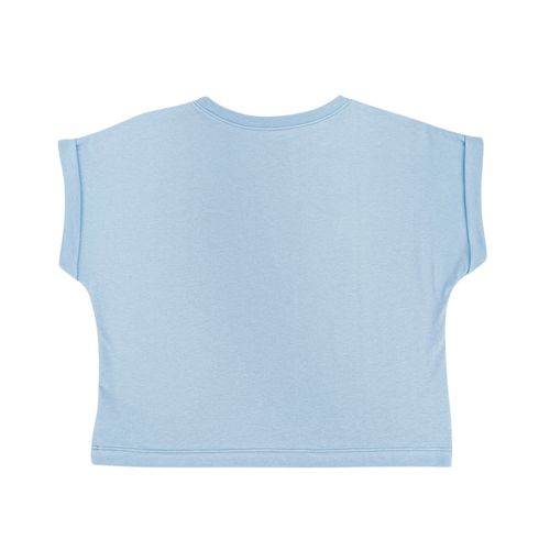 Crop top celeste para niña
