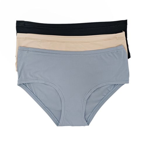 Set de panties sólidos para mujer