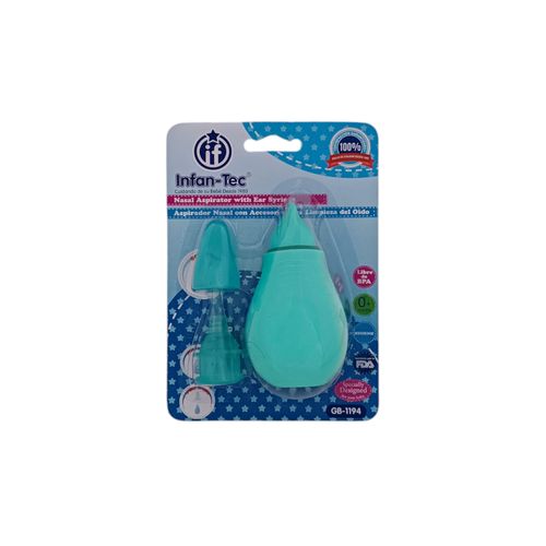 Aspirador nasal verde
