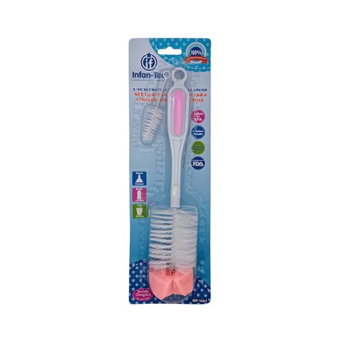 Cepillo lava pacha 2 en 1 rosa