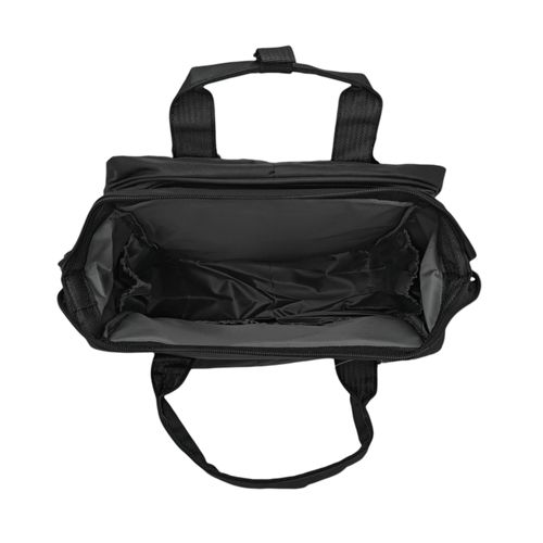 Backpack pañalera negra sólida