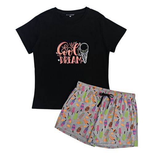 Pijama bicolor para mujer