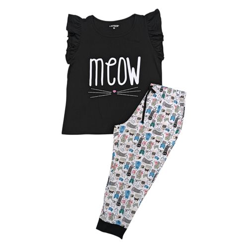 Pijama estampada para mujer