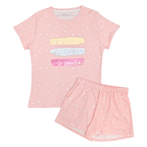 Pijama rosa para mujer