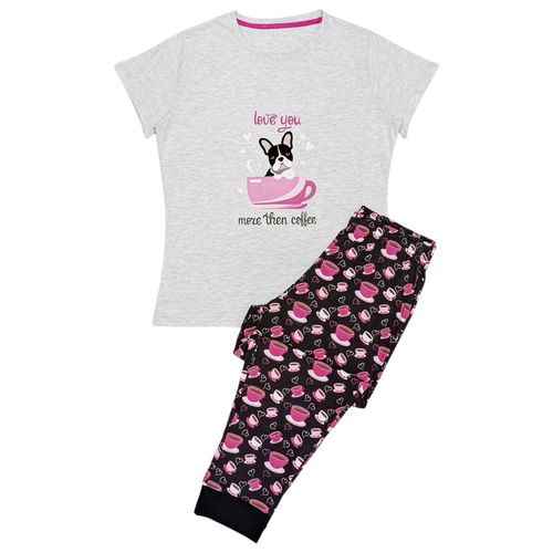 Pijama bicolor para mujer