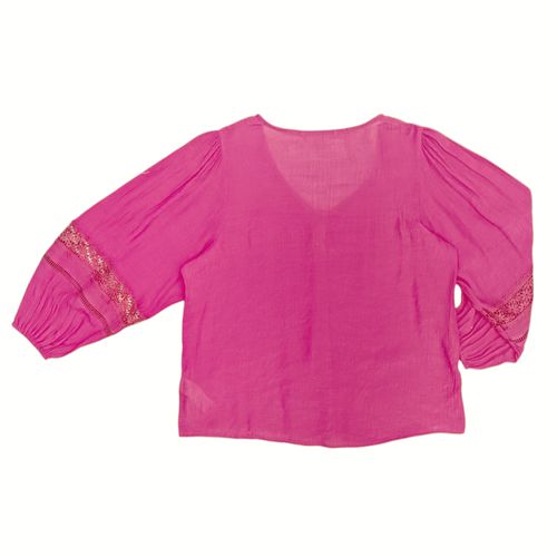 Blusa fucsia para mujer