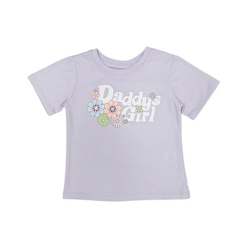 Camiseta lila para niña