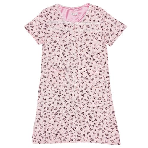 Bata rosa para mujer