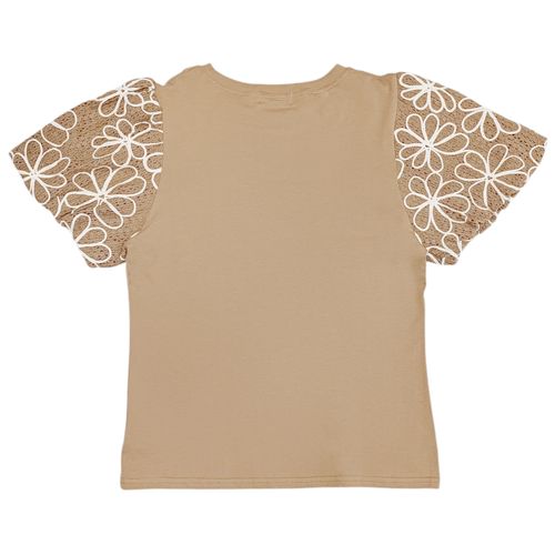 Blusa café para mujer