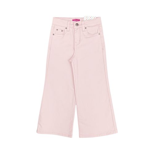 Wide leg jeans rosa para niña