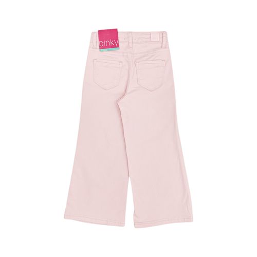 Wide leg jeans rosa para niña