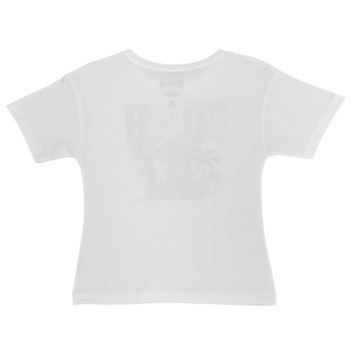 Camiseta blanca para niña