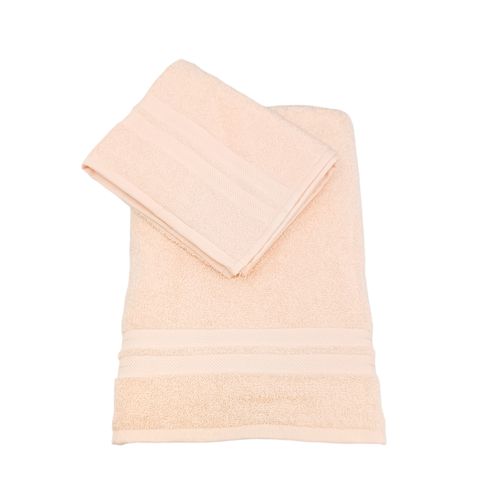 Set de toallas para baño rosa