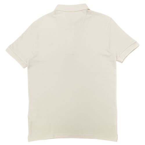 Camisa blanco tipo polo para hombre