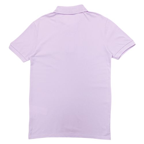 Camisa lila tipo polo para hombre