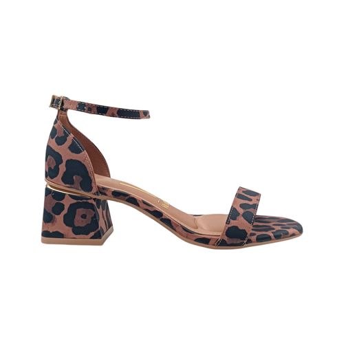 Sandalias animal print casuales para mujer