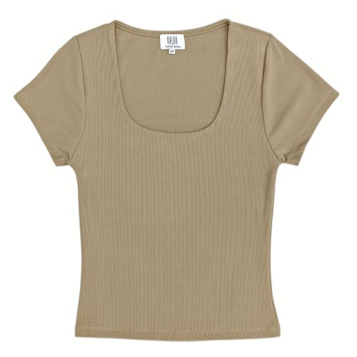 Blusa café para mujer