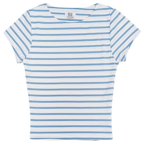 Blusa azul para mujer