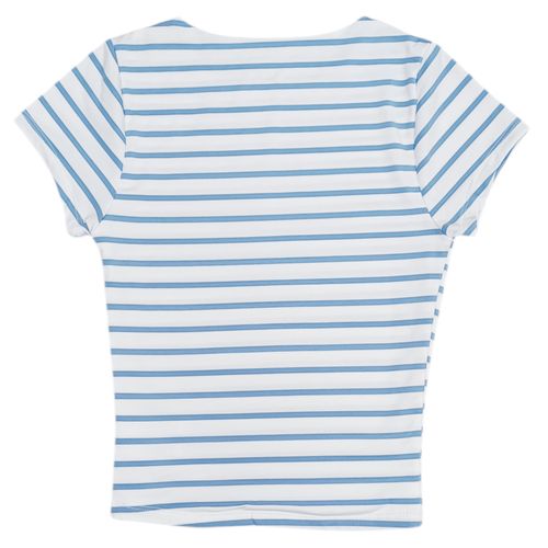 Blusa azul para mujer