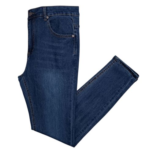 Straight jeans curvy azul para mujer