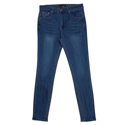 Straight jeans curvy azul para mujer