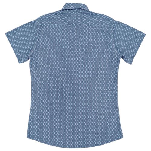 Camisa celeste sólida para hombre