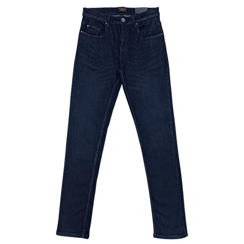 Slim jeans navy lavado para hombre