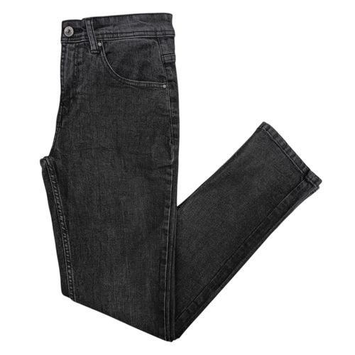 Slim jeans gris sólido para hombre