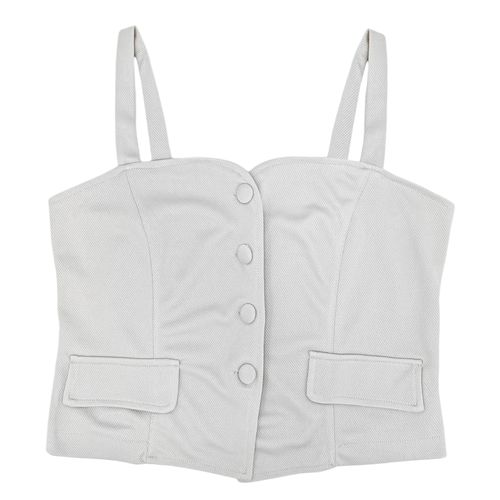 Blusa casual blanco sólido para mujer