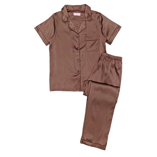 Pijama café para mujer