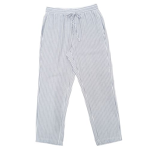 Pantalón slim rayado para mujer