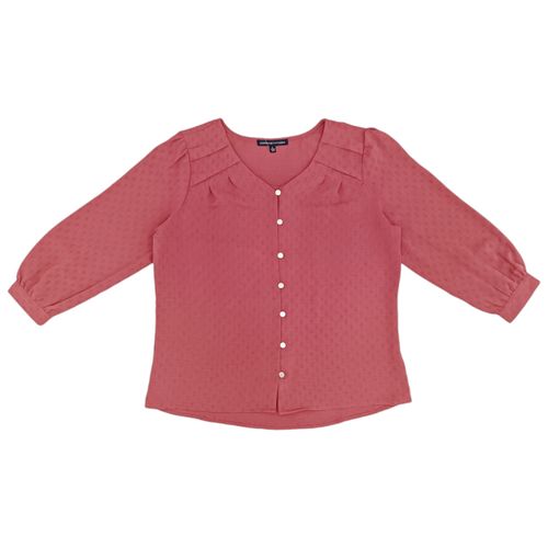 Blusa con textura para mujer
