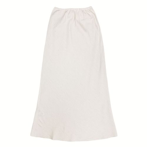 Falda maxi sólida para mujer