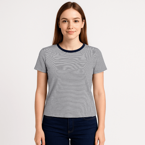 Camiseta rayada para mujer