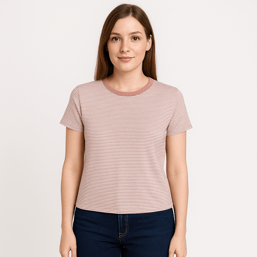 Camiseta rayada para mujer