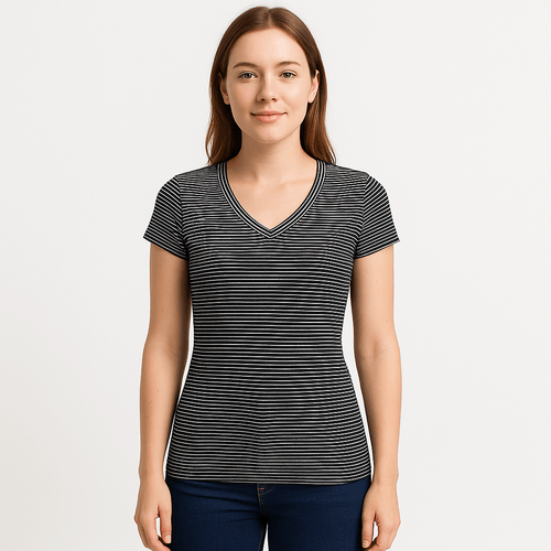 Camiseta rayada para mujer