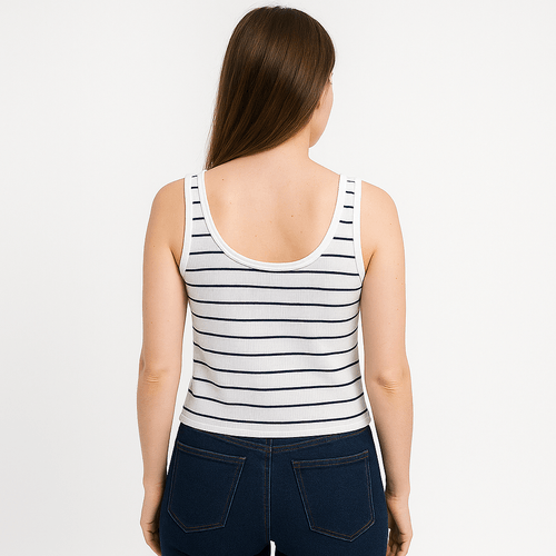 Tank top rayado para mujer
