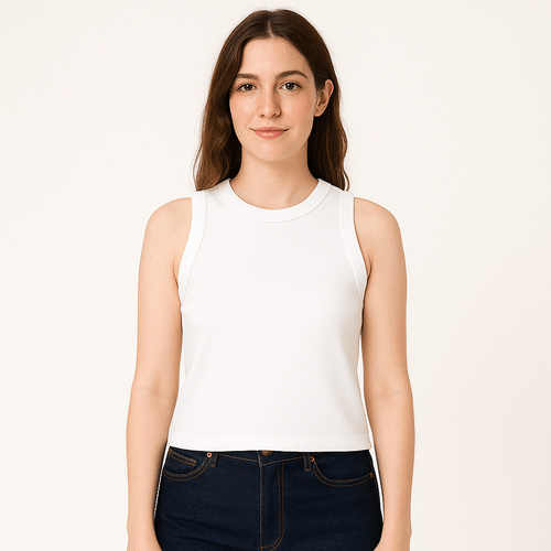 Tank top con textura para mujer