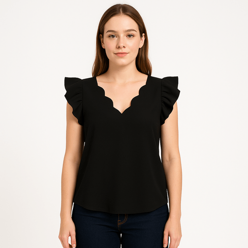 Blusa sólida para mujer