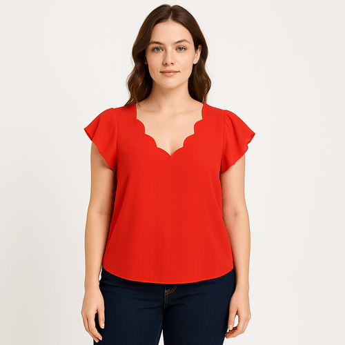 Blusa sólida para mujer