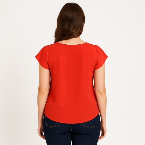 Blusa sólida para mujer